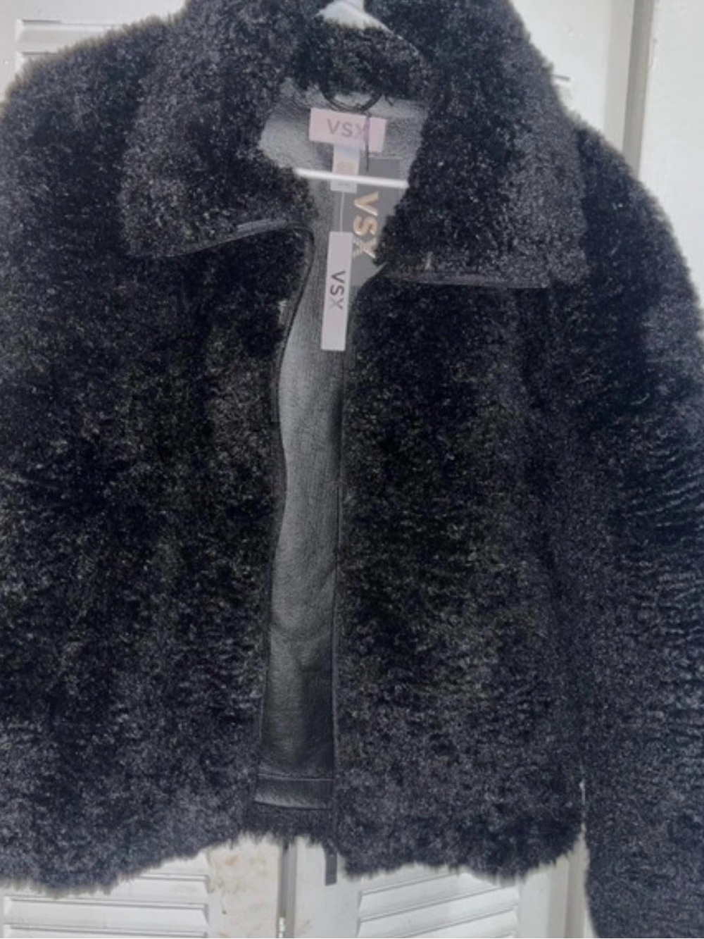 VSX Black Reversible Faux Fur Jacket - Stylish Women's Coat